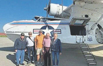 Wesley Manor residents soar high in local WWII hero plane Wesley Manor residents soar high in local WWII hero plane