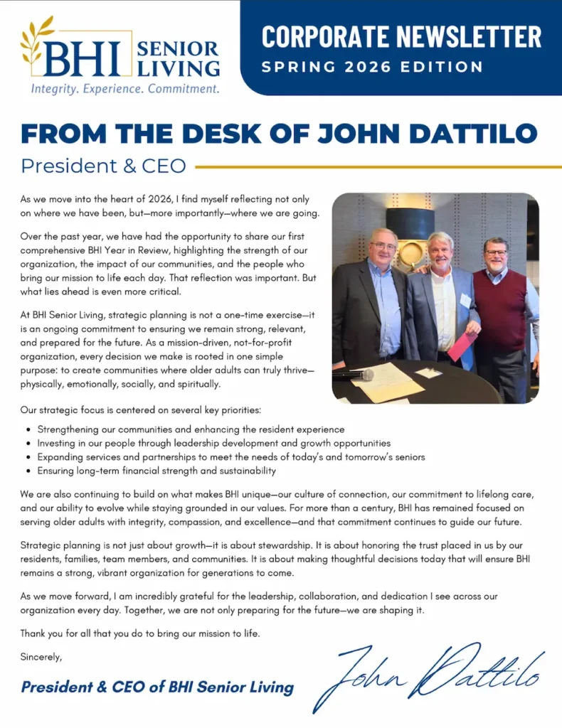 BHI Spring 2026 Newsletter